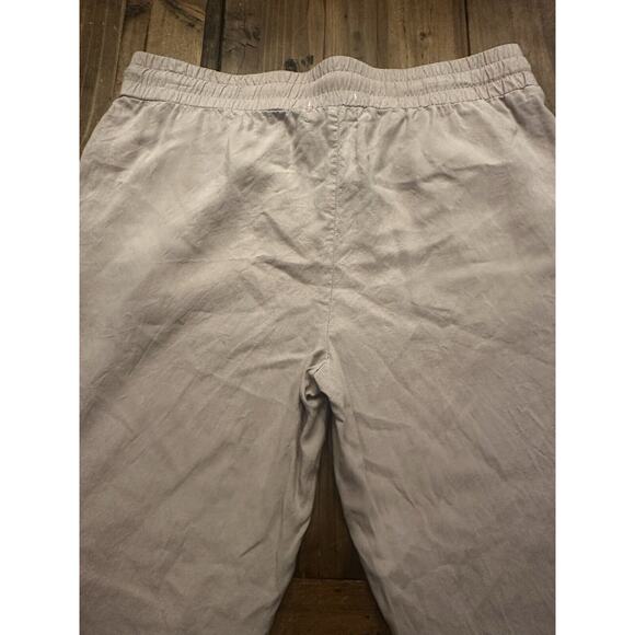 Cloth & Stone Anthropologie Women's Joggers Sz Med Beige Drawstrings 100% Tencel - Picture 12 of 12